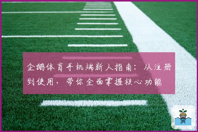 企鹅体育手机端新人指南:从注册到使用,带你全面掌握核心功能